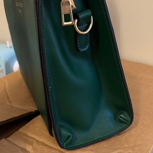 LV Hunter Green and Olive Top Handle Bag - Picture 3 of 10